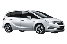 Car Hire Basingstoke - Vauxhall Zafira 5 + 2 - Minibus hire Basingstoke
